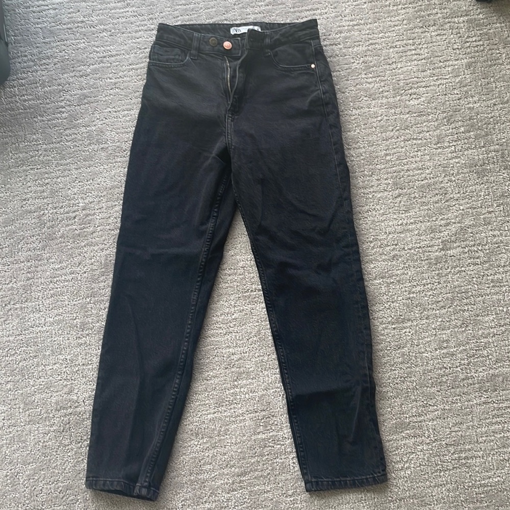 Zara size 4 straight leg jeans